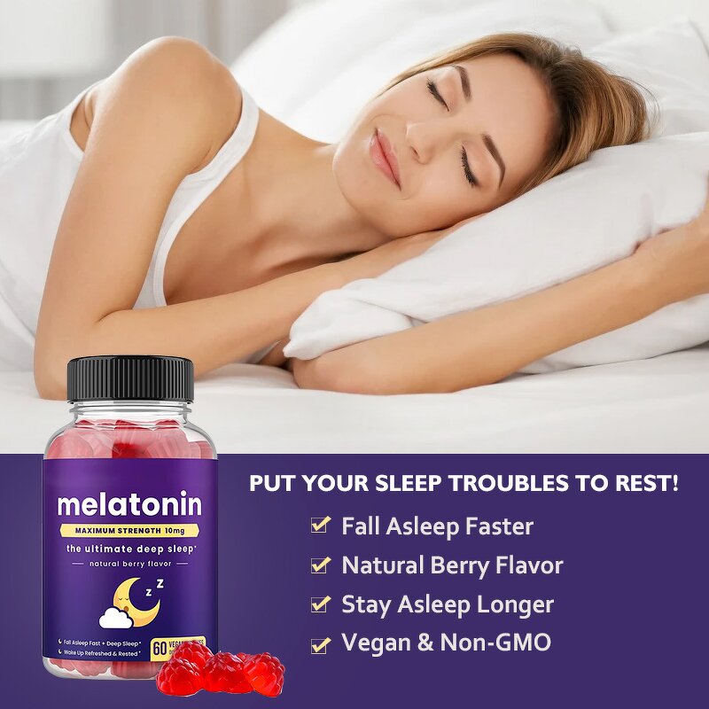 Ashwagandha Gummies - OEM Candy Vitamin B6 L-theanine 5-HTP Supplement