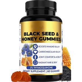 Black Seed Oil Gummies - Cold Press OEM Black Seed Gummy Candy Bulk