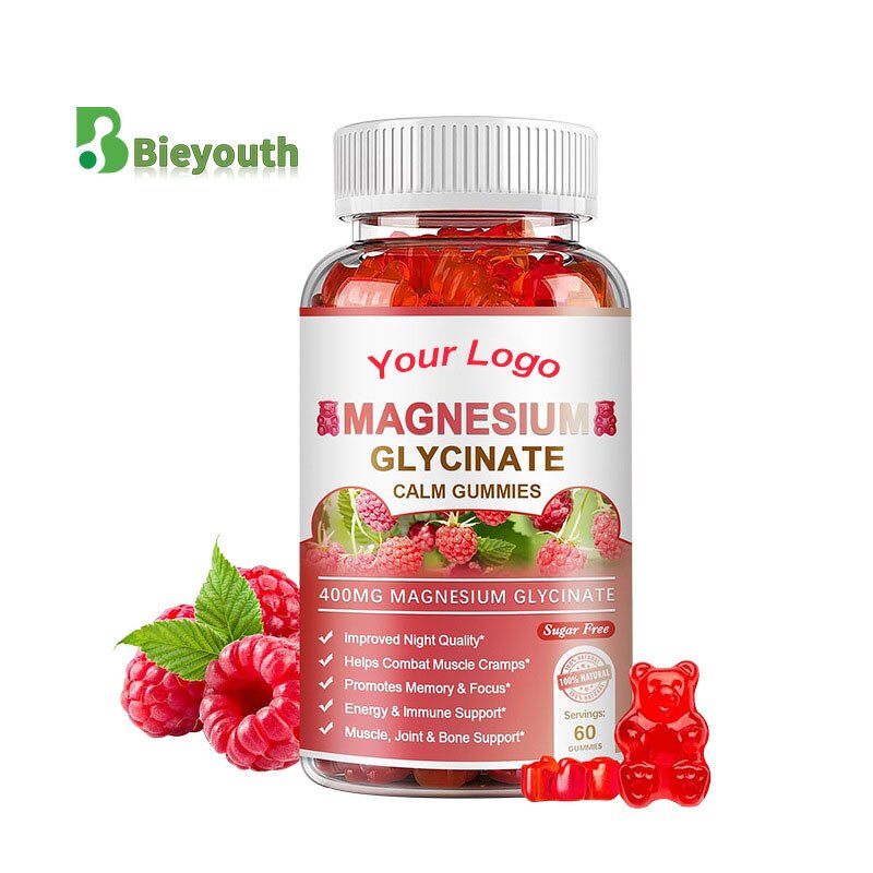 Magnesium Glycinate Gummies - OEM Citrate Calm Gummies Supplement Bulk