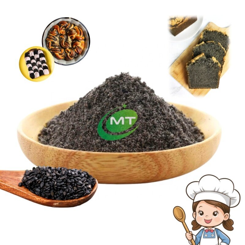 Black Sesame Powder - 100% Pure Sesamin Sesamum Indicum Extract Health Food