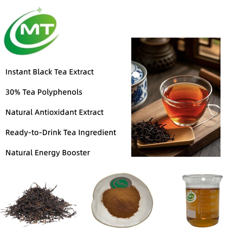 Black Tea Extract - 30% Polyphenols Water Soluble Natural Energy Booster