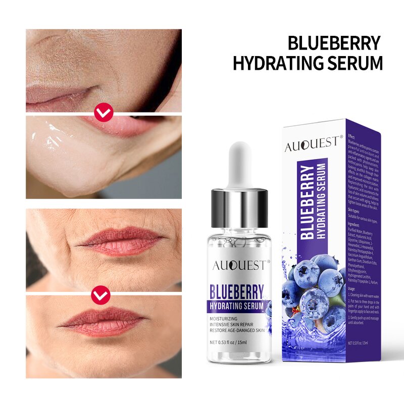 Blueberry Serum - AuQuest Private Label Organic Moisturizing Whitening Oil Control Facial