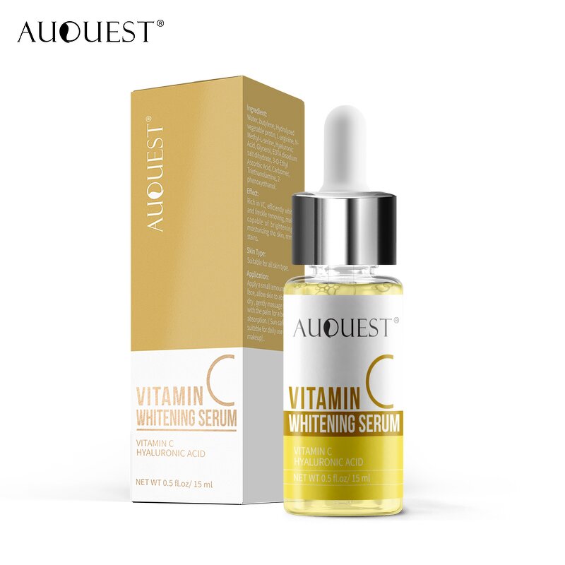 Vitamin C Serum - AuQuest Private Label Organic Whitening Dark Spots Repair Skin Facial