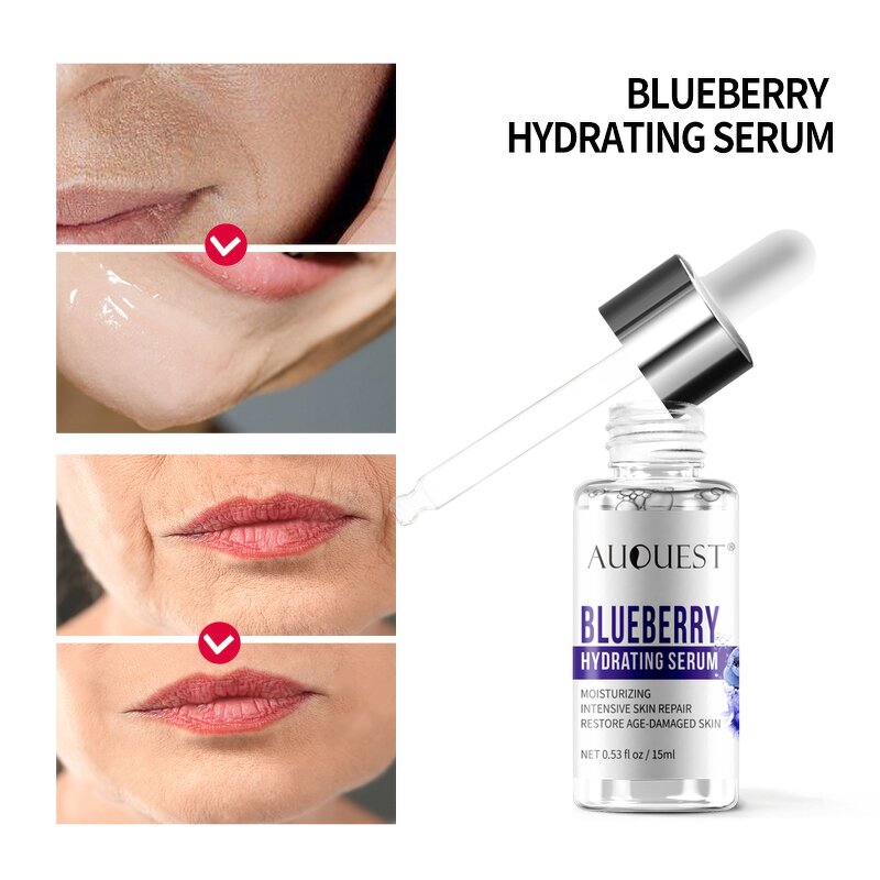 Blueberry Serum - AuQuest Private Label Organic Moisturizing Whitening Oil Control Facial