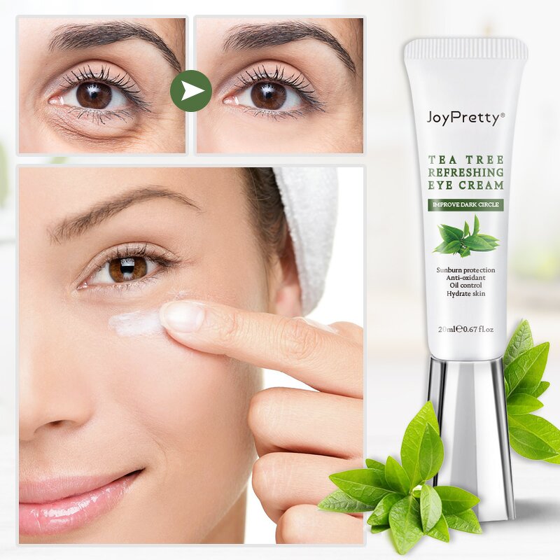Tea Tree Eye Cream - JoyPretty Organic Dark Eye Bag Remove Brightening Repair OEM/ODM