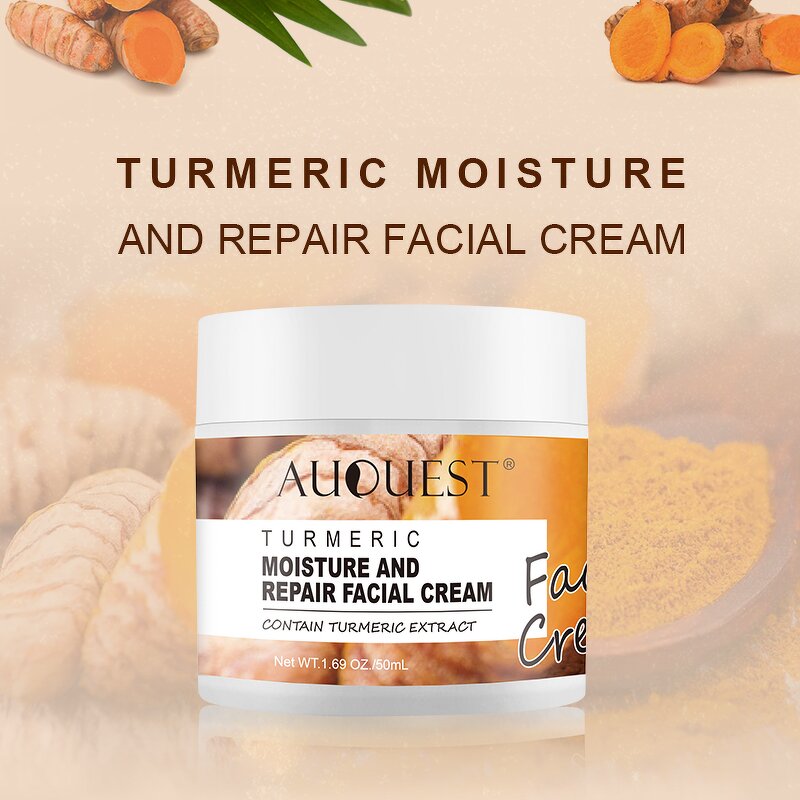Turmeric Acne Face Cream - Private Label Natural Brightening Dark Spot Removing Pimple