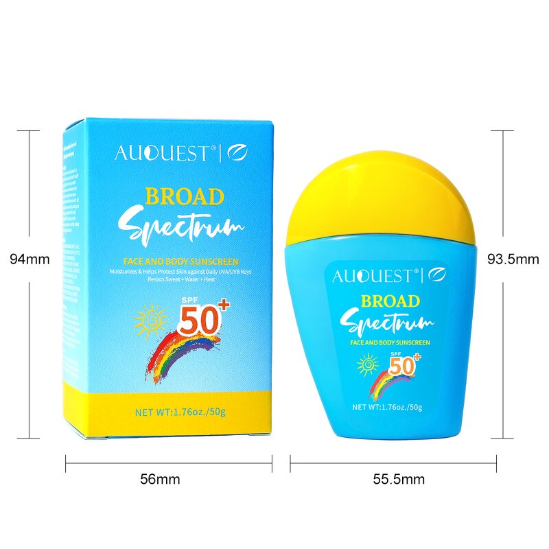 Sunscreen Lotion SPF 50 - Custom Logo Organic Anti-UV Sunblock Anti-oxidation