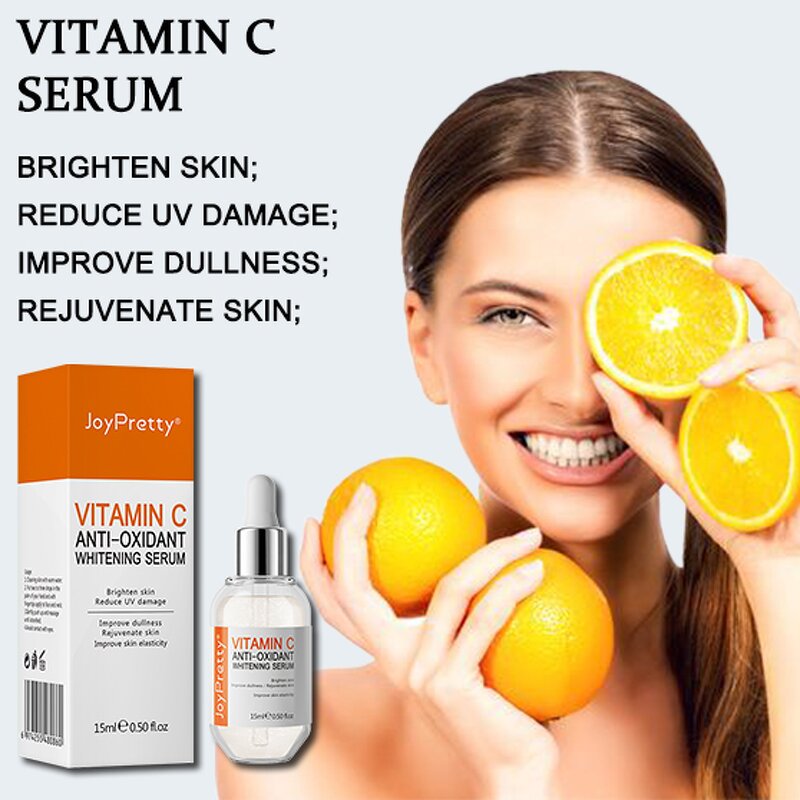 Vitamin C Serum - JoyPretty Private Label Organic Soothing Anti Aging Wrinkles Whitening Custom logo