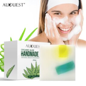Aloe Vera Soap - Private Label Natural Organic Repairing Moisturizing Handmade Soap