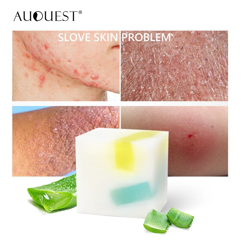 Aloe Vera Soap - Private Label Natural Organic Repairing Moisturizing Handmade Soap