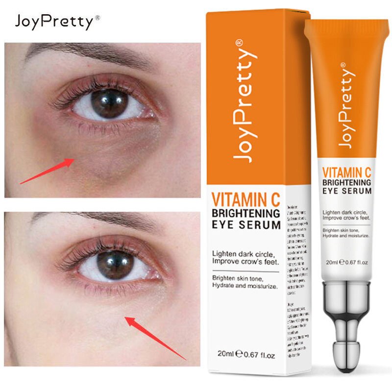Vitamin C Eye Cream - JoyPretty Organic Brightening Anti Aging Dark Circles Eye Bag Removal
