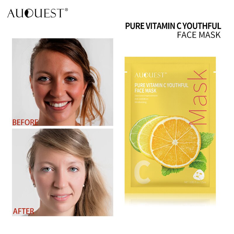 Vitamin C Face Mask - AuQuest Hot Selling Organic Nourishing Brightening Deep Cleaning