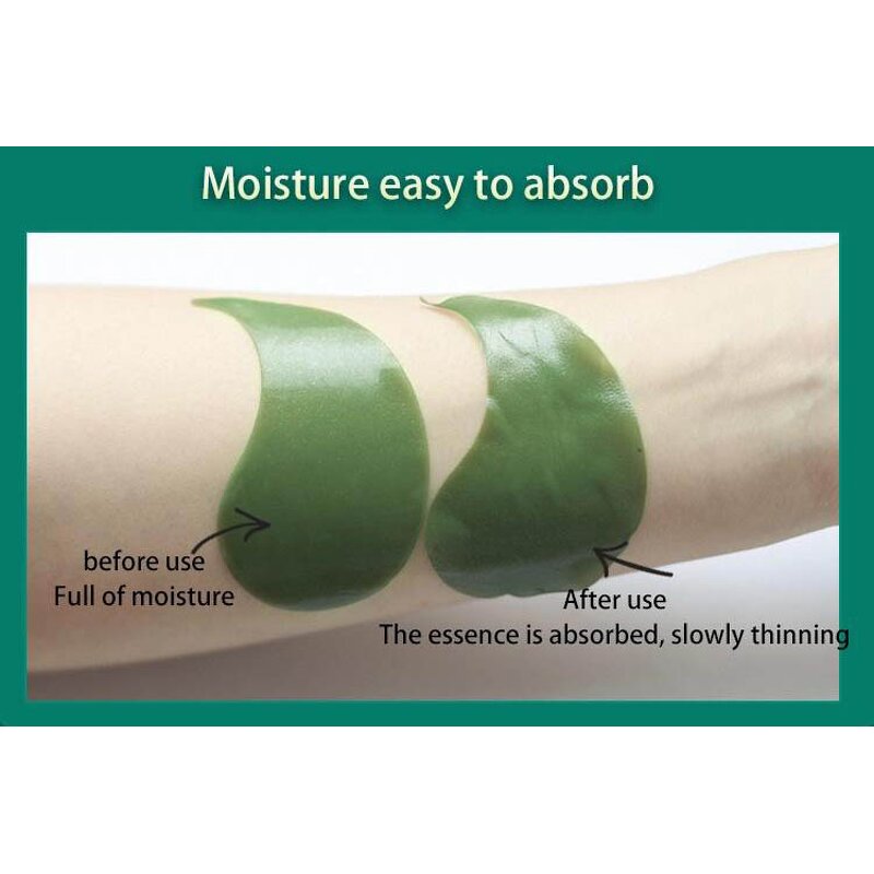 Green Seaweed Eye Mask - 60pcs Private Label Collagen Anti-Aging Eye Bag Removal