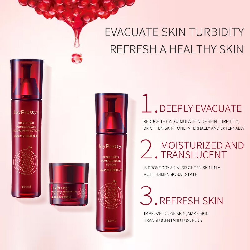 Korean Skin Care Set - Custom OEM Natural Organic Moisturizing Brighten Anti Aging