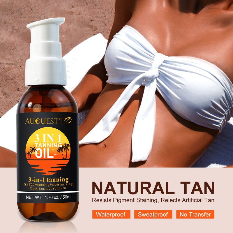 Tanning Cream - Private Label Organic Intensive Melanin Booster Deep Dark Sun Gel Oil