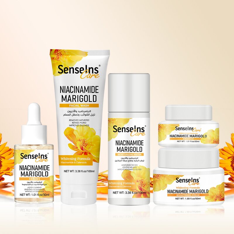 Korean Skin Care Set - Natural Organic Whitening Anti-wrinkle Acne Brighten Facial Care