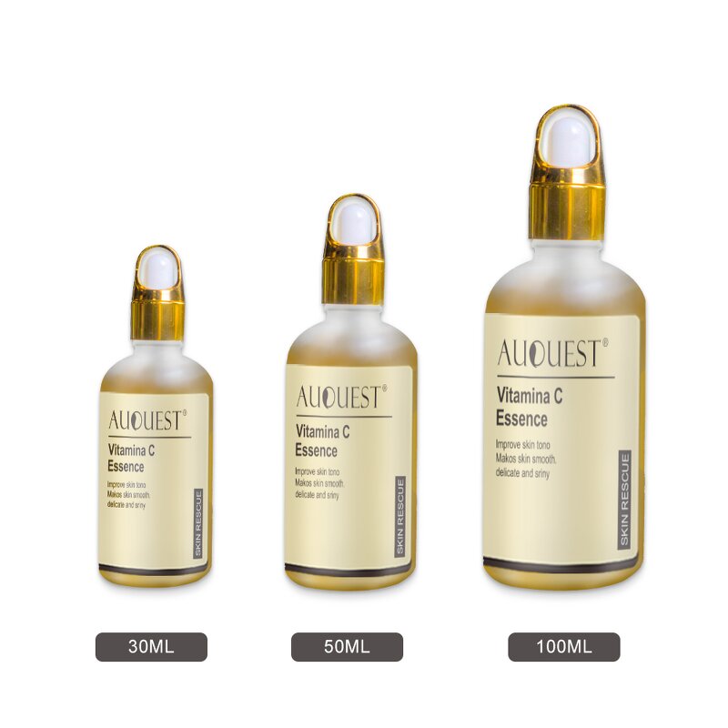 Vitamin C Facial Serum - AuQuest Private Label Organic Lightening Dark Spots Corrector