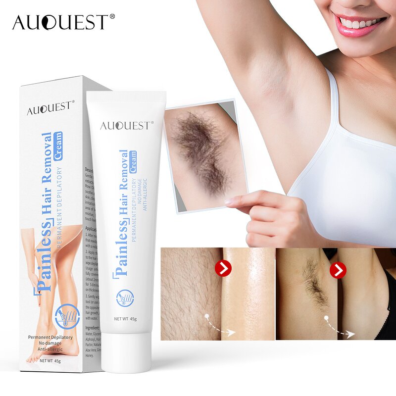 Hair Removal Cream - Beauty Brand OEM Painless Unwanted Hair Removal for Women Men