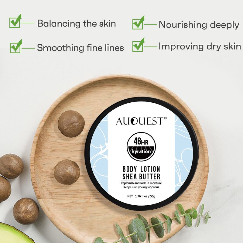 Shea Butter Body Lotion - Korean Private Label Brightening Moisturizing Whitening Black Skin