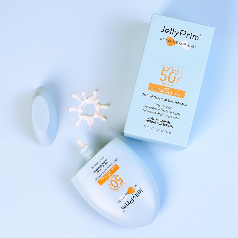 Sunscreen SPF 50 - Organic Waterproof Moisturizer UV Protection Long Lasting