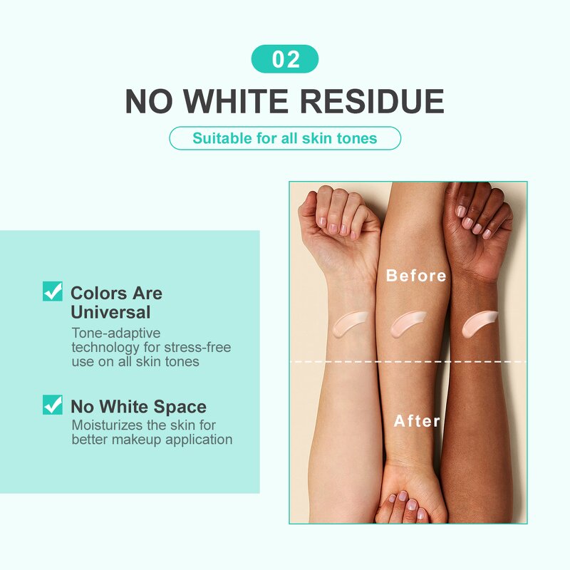 Tinted Sunscreen SPF 50+ PA+++ - OEM/ODM Organic Repair Moisturizing Lightening UVA UVB