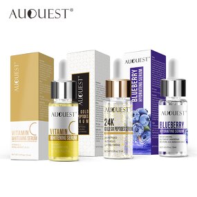 Facial Serum Set - AuQuest Private Label Organic Hydrating Moisturizing Brightening Antiwrinkle