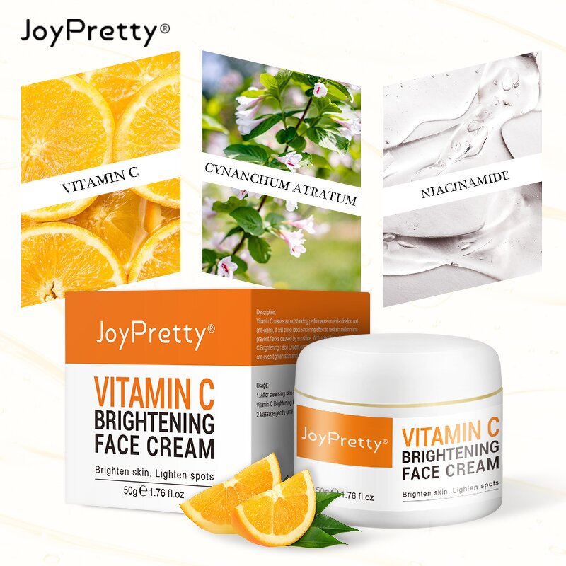Vitamin C Night Cream - 50ml Moisturizing Brightening Dark Spot Removal Whitening Face