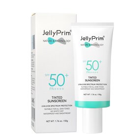 Tinted Sunscreen SPF 50+ PA+++ - OEM/ODM Organic Repair Moisturizing Lightening UVA UVB