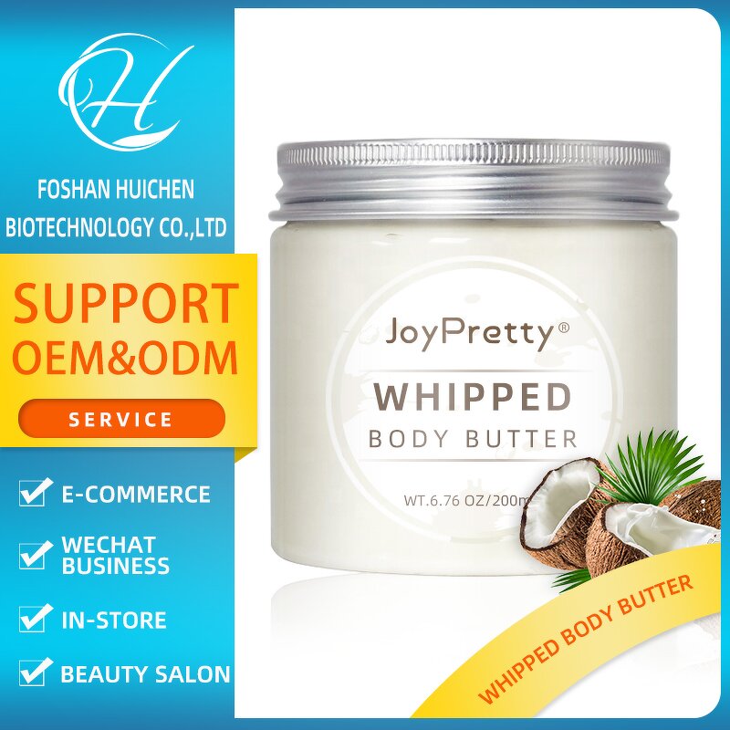 Whipped Body Butter - Private Label Organic Coconut Scented Moisturizing Dry Skin Care