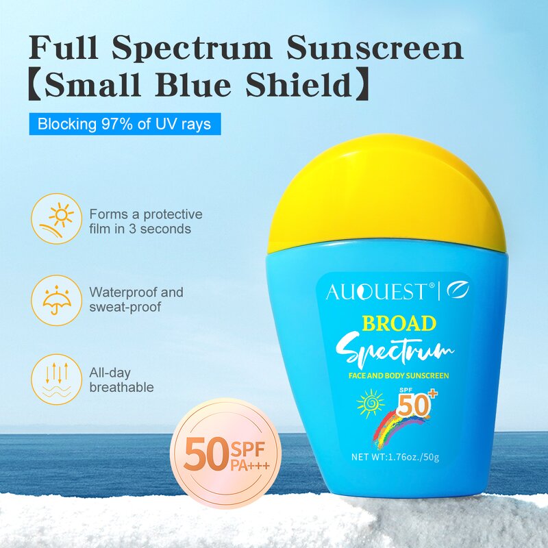 Sunscreen Lotion SPF 50 - Custom Logo Organic Anti-UV Sunblock Anti-oxidation