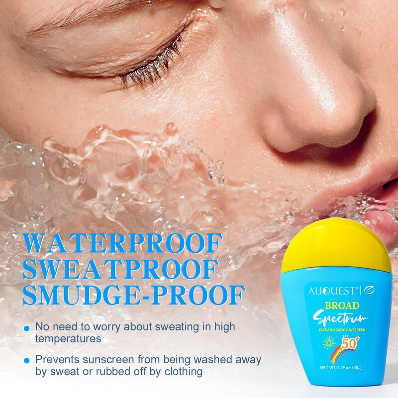 Sunscreen Lotion SPF 50 - Custom Logo Organic Anti-UV Sunblock Anti-oxidation