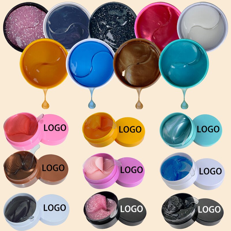 24K Gold Eye Patches - Hydrogel Anti-Aging Eye Bags Dark Circle Wrinkles Collagen Gel