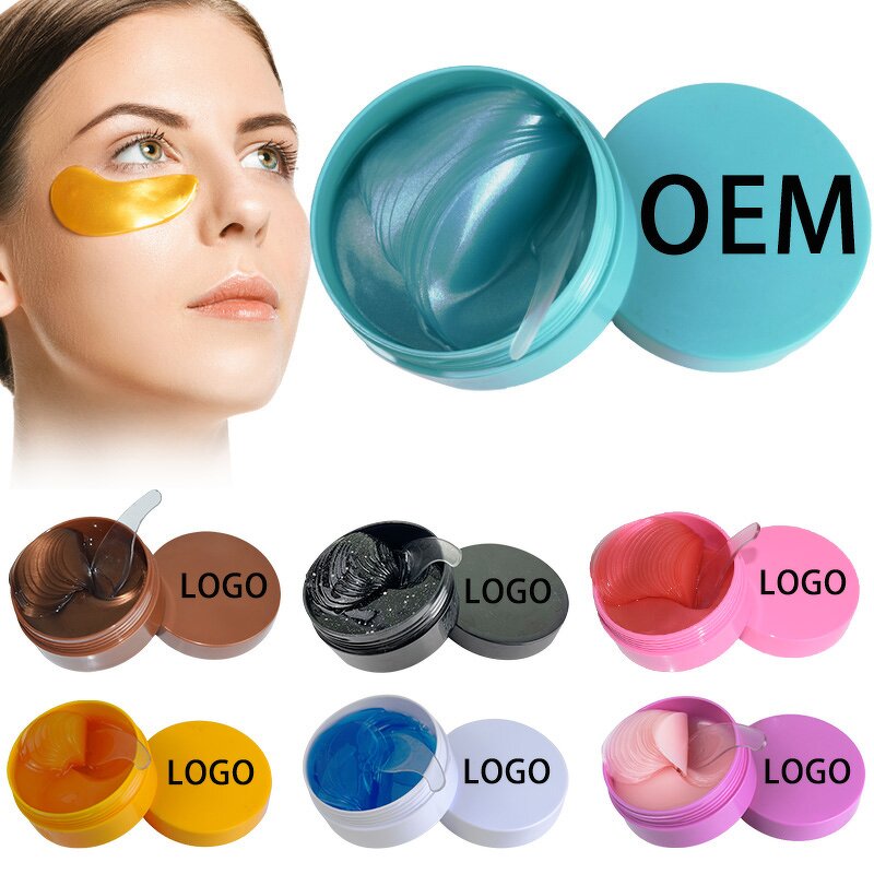 24K Gold Eye Patches - Hydrogel Anti-Aging Eye Bags Dark Circle Wrinkles Collagen Gel