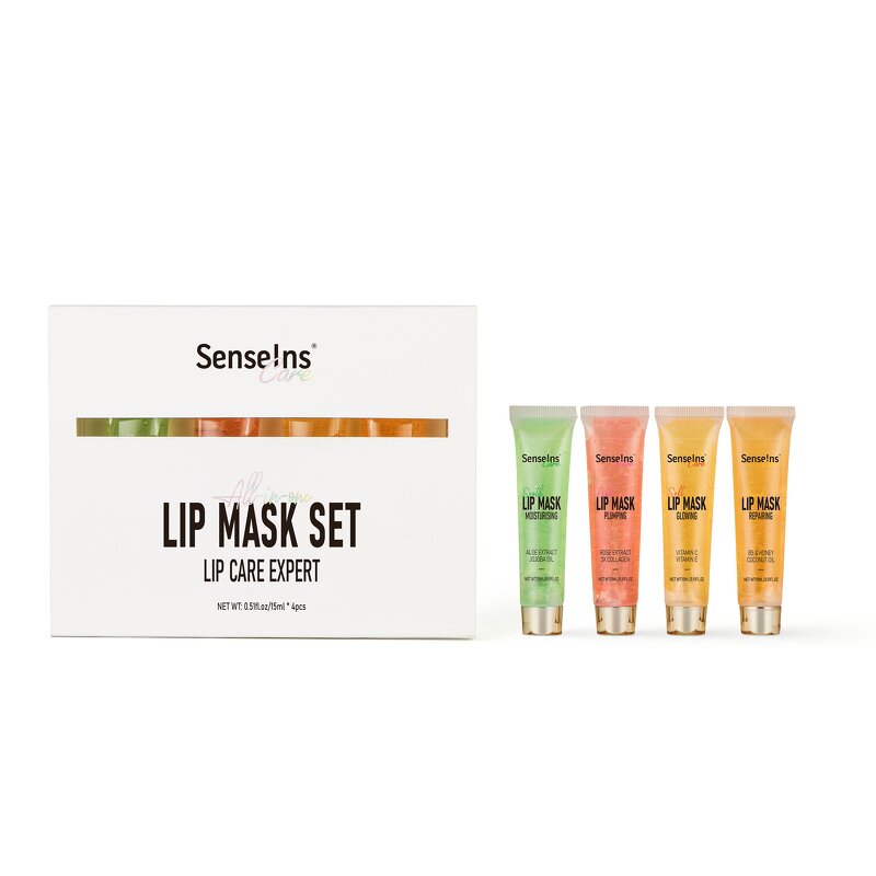 Lip Mask Set - Custom Logo Private Label Organic Hydrating Vegan Moisturizing Repair