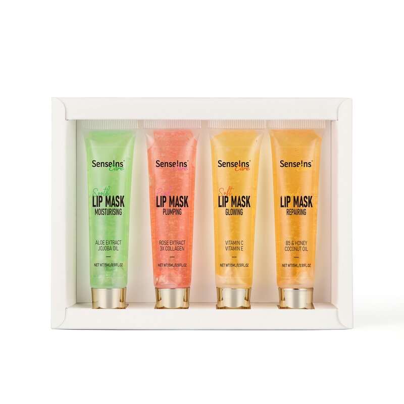Lip Mask Set - Custom Logo Private Label Organic Hydrating Vegan Moisturizing Repair