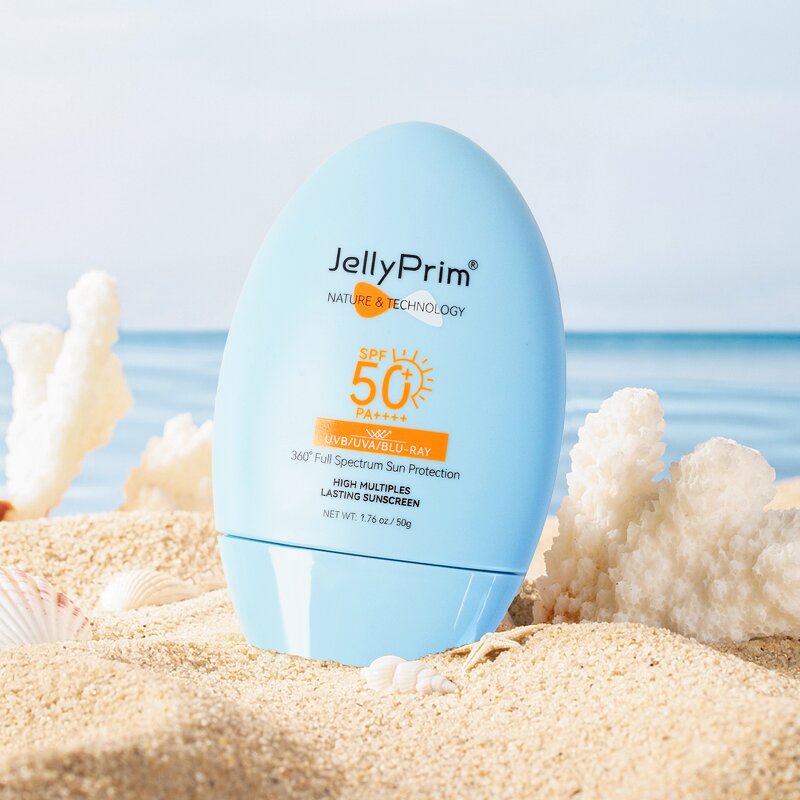 Sunscreen SPF 50 - Organic Waterproof Moisturizer UV Protection Long Lasting
