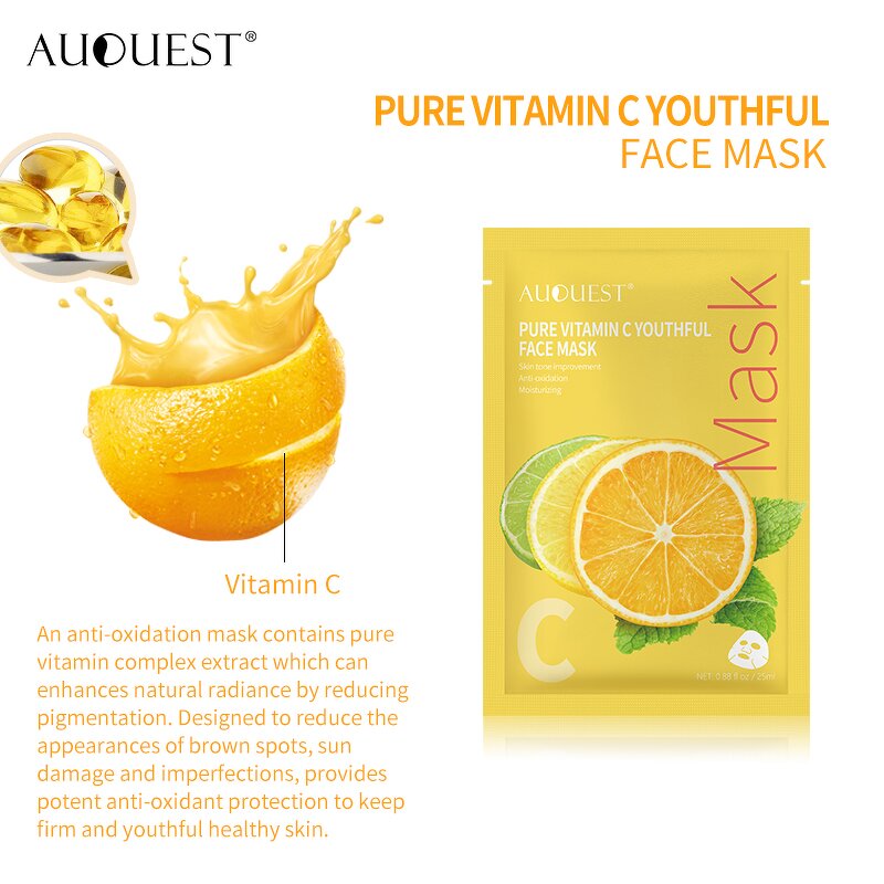 Vitamin C Face Mask - AuQuest Hot Selling Organic Nourishing Brightening Deep Cleaning