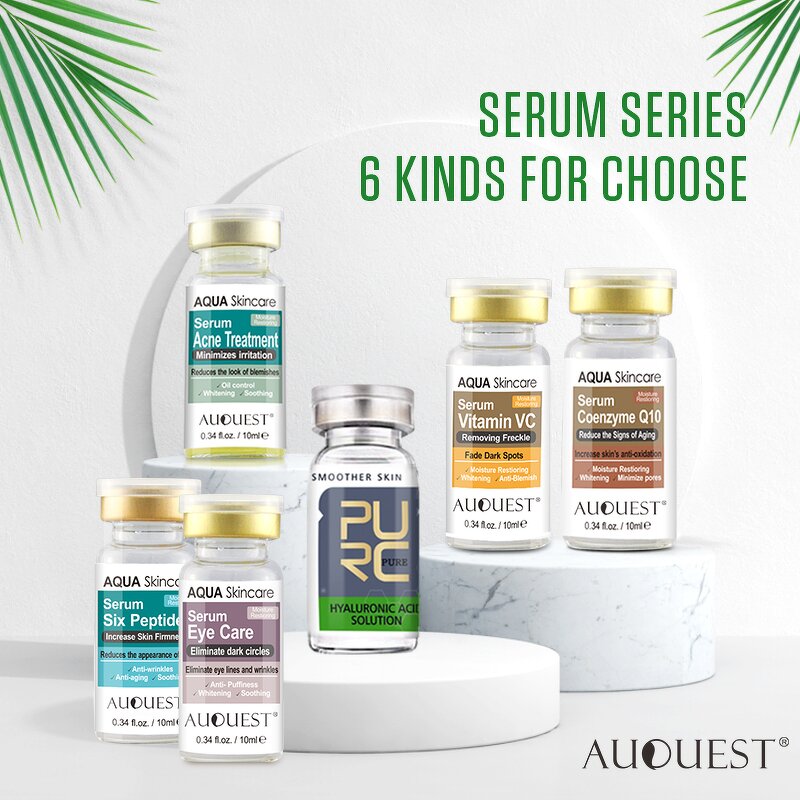 Coenzyme Q10 Serum - Hyaluronic Acid Moisturizing Shrink Pore Repair Whitening Anti-aging