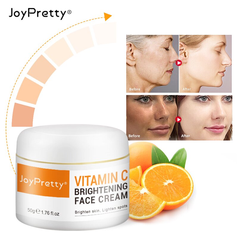 Vitamin C Night Cream - 50ml Moisturizing Brightening Dark Spot Removal Whitening Face