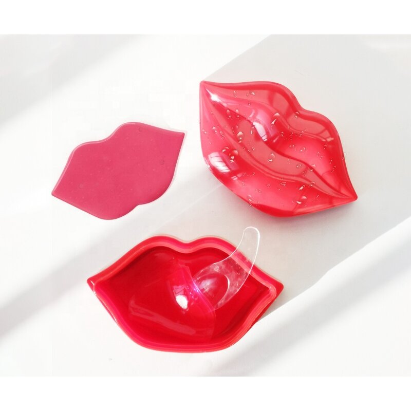 Hydrogel Lip Mask - Private Label Organic Custom Collagen Hydrating Pink Plumping Gel