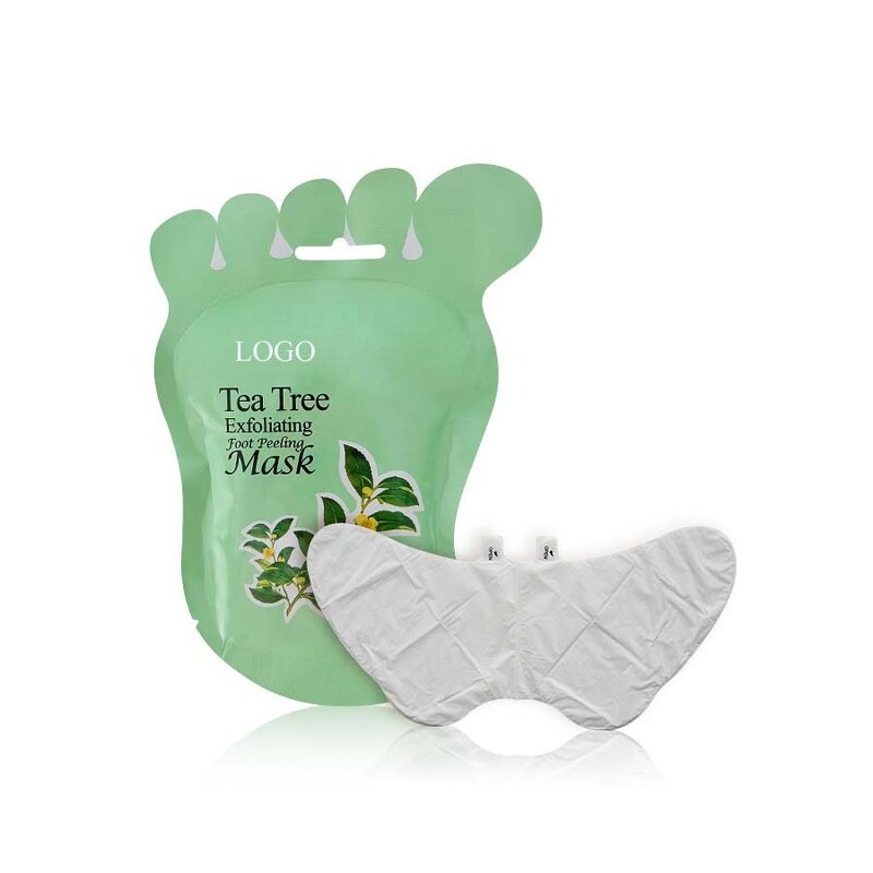 Tea Tree Foot Mask - Private Label Korean Pedicure Exfoliating Moisturizing Lavender