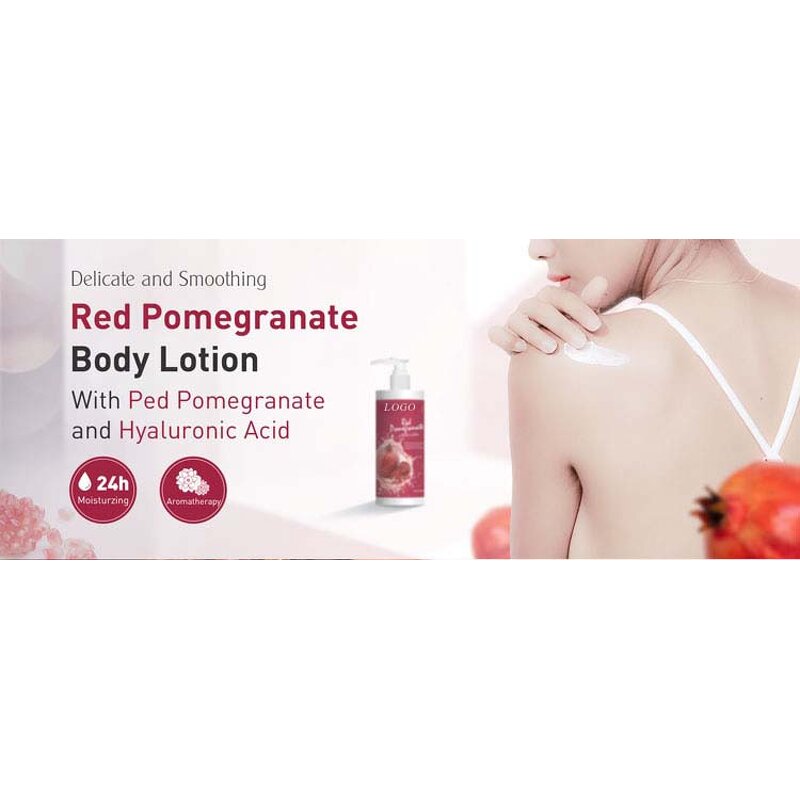 Pomegranate Body Lotion - Private Label Natural Skin Cream Moisturizer Manufacturer