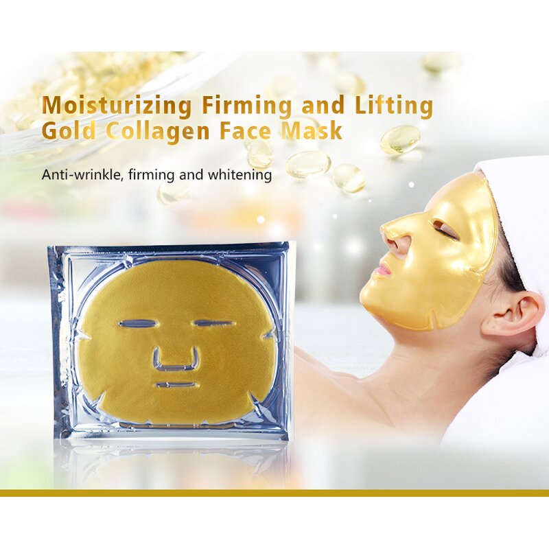 24K Gold Facial Mask - Private Label Vitamin C Centella Collagen Anti-Wrinkle Firming OEM