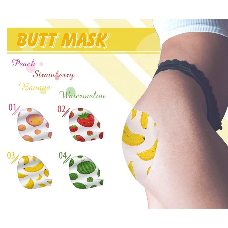 Banana Butt Mask - Cruelty-free Vegan Body Firming Lifting Smoothing Hip Care Sheet