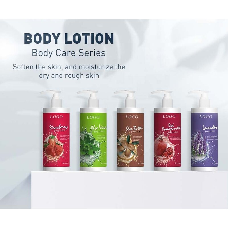 Strawberry Body Lotion - Private Label Natural Organic Whitening Skin Cream Manufacturer