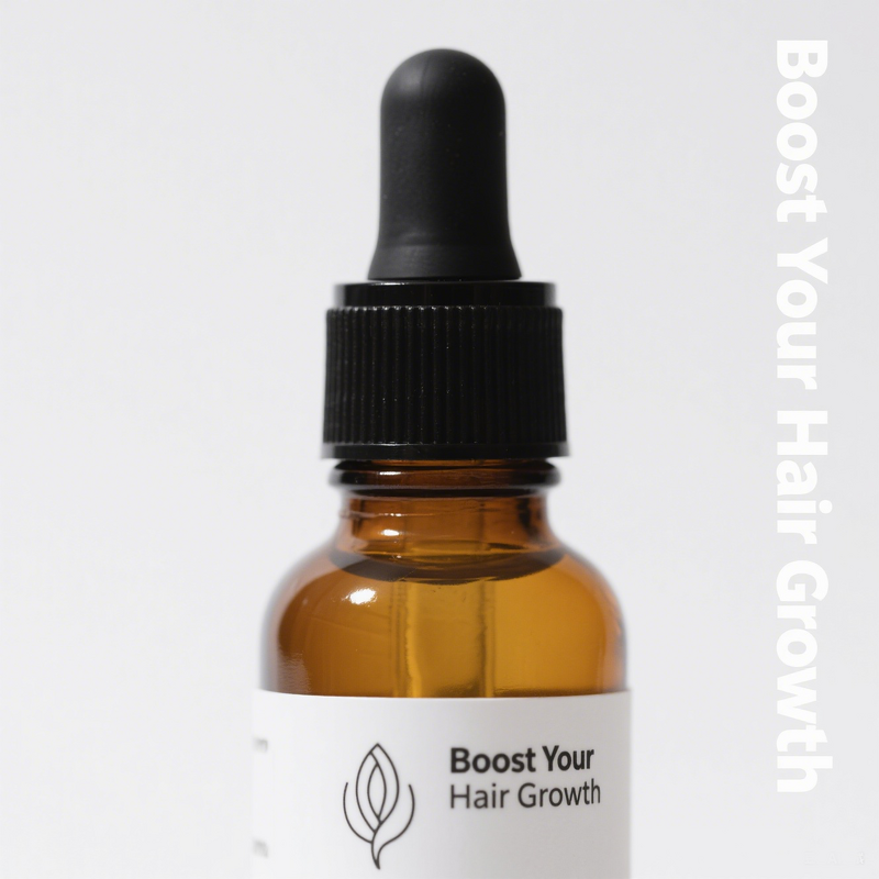 Biotin Hair Growth Oil - Private Label Natural Organic Damaged Hair Smoothing Serum