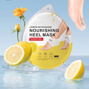 Lemon Foot Mask - Private Label Moisturizing Callus Removal Nourishing Heel Feet Care