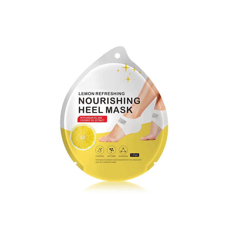 Lemon Foot Mask - Private Label Moisturizing Callus Removal Nourishing Heel Feet Care