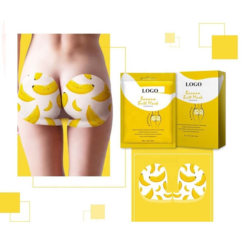 Banana Butt Mask - Cruelty-free Vegan Body Firming Lifting Smoothing Hip Care Sheet