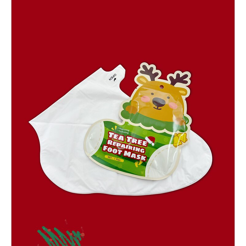 Hand Foot Mask Set - Private Label Christmas Gift Box Nourishing Gloves Peeling Mask